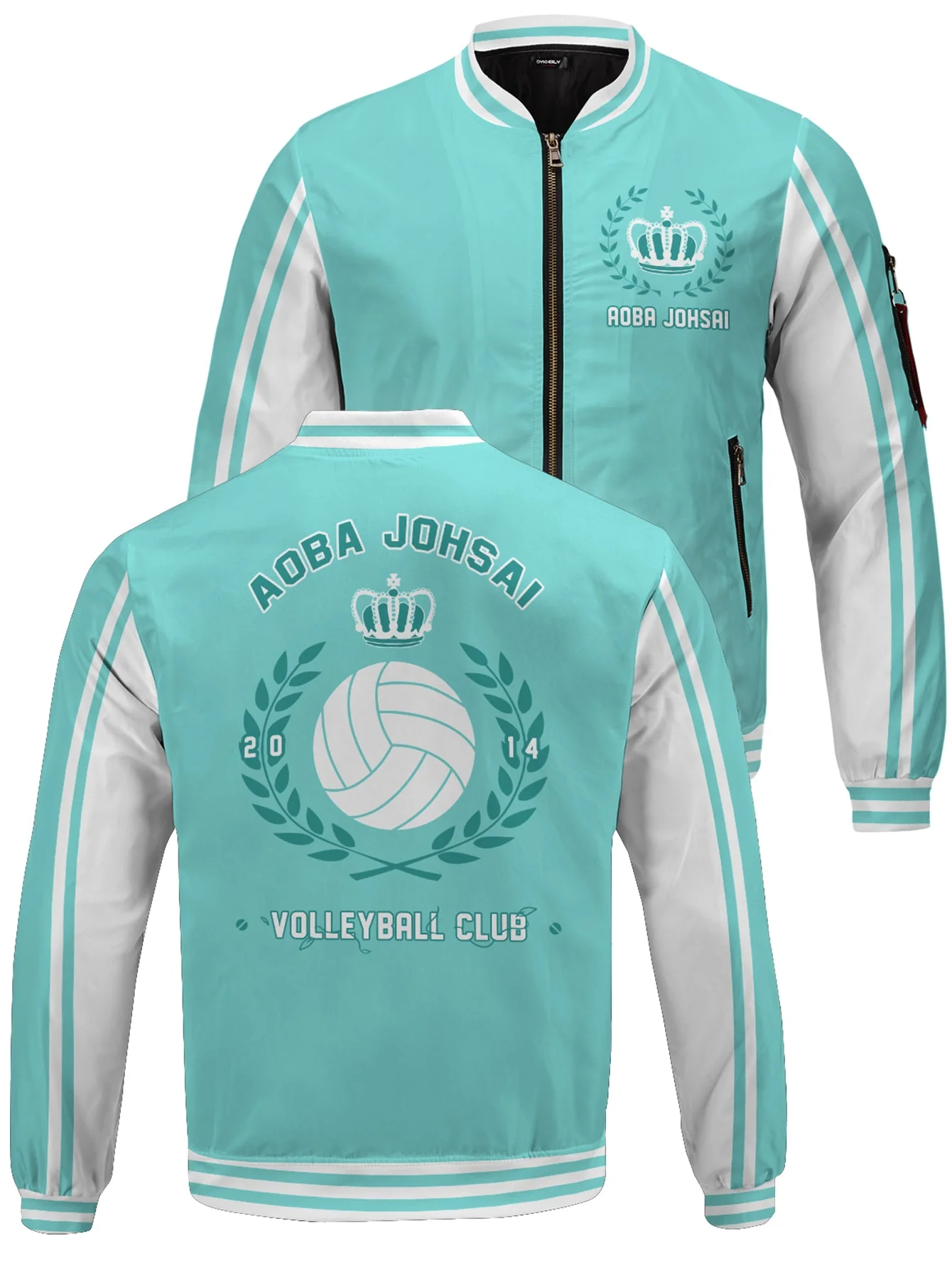 Aoba Johsai Jersey Bomber Jacket - necksoother