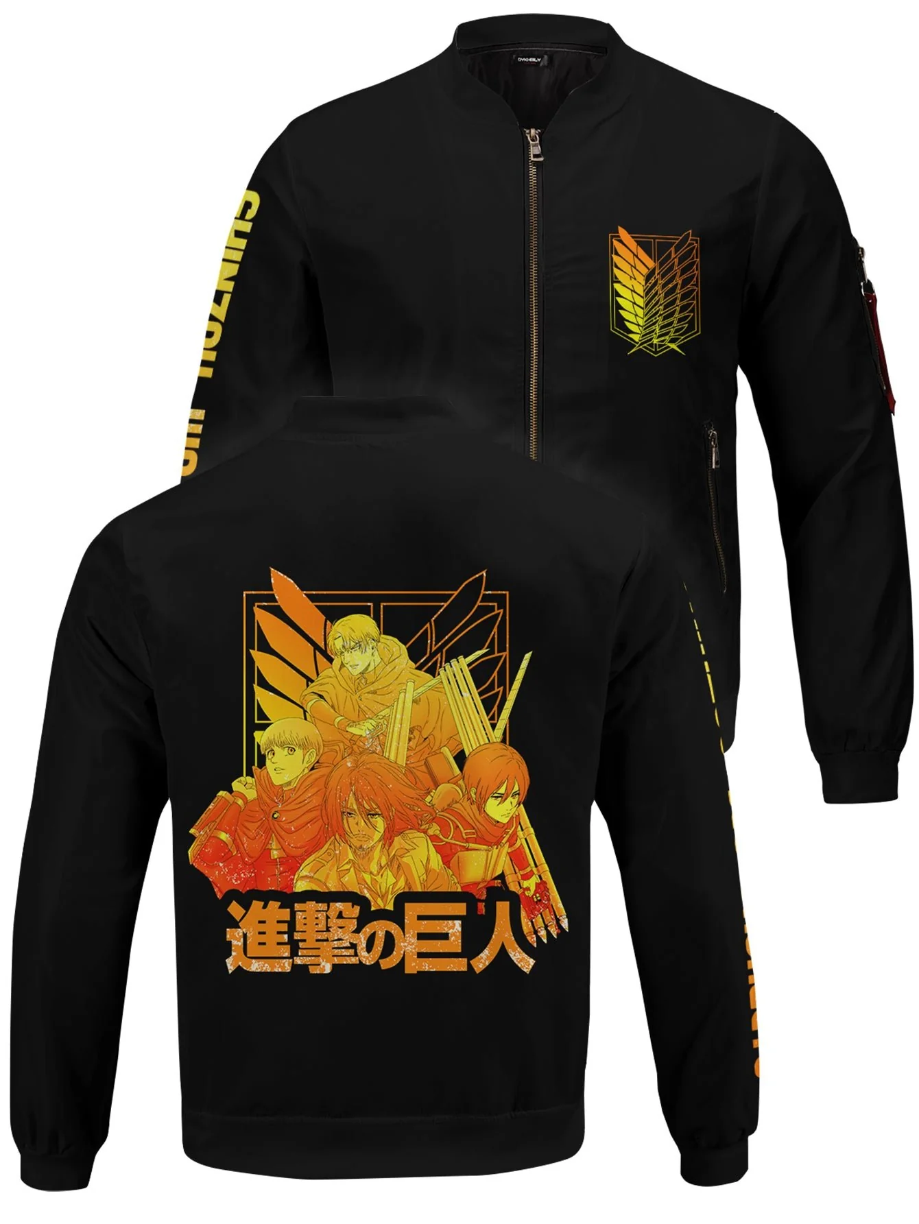 AOT Power Four Bomber Jacket - necksoother