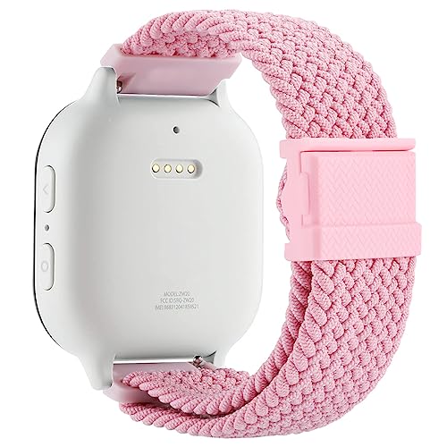Stretchy Braided Gizmo Watch Band Replacement - Magnetic Buckle. Adjustable Length. Breathable. Quick Release Spring Bars - necksoother