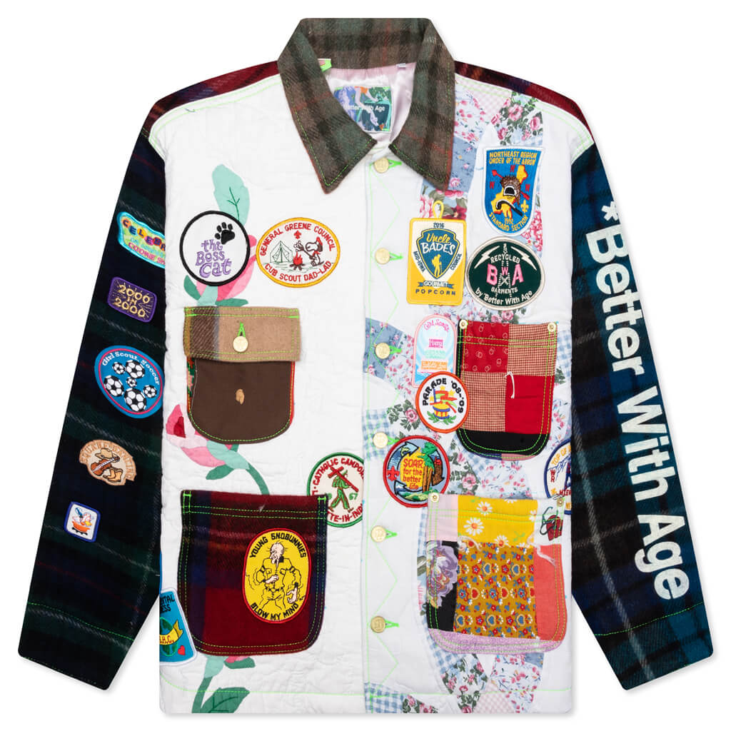 Gentlemen's Blanket Jacket - Multi - necksoother