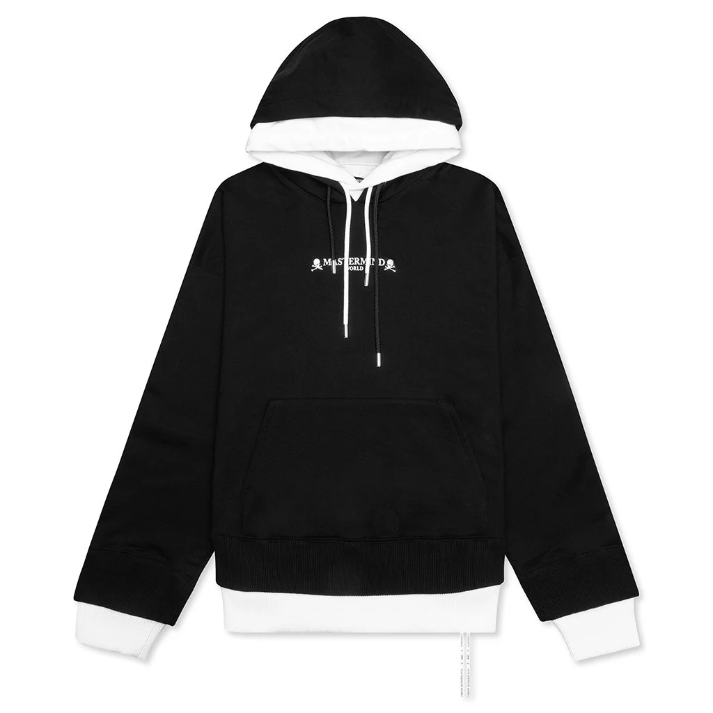 SW037 Sweatshirt - Black/White - necksoother