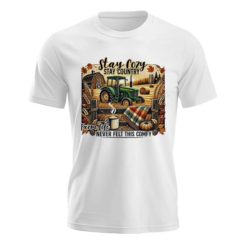 Stay Cozy_Stay Country_Farm Life Never Felt This Comfy 2 - Unisex Jersey Short Sleeve Tee - necksoother