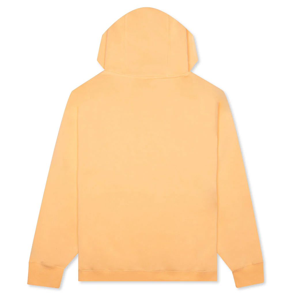Sportswear Club Fleece Pullover Hoodie - Orange Chalk/Orange Chalk/White - necksoother