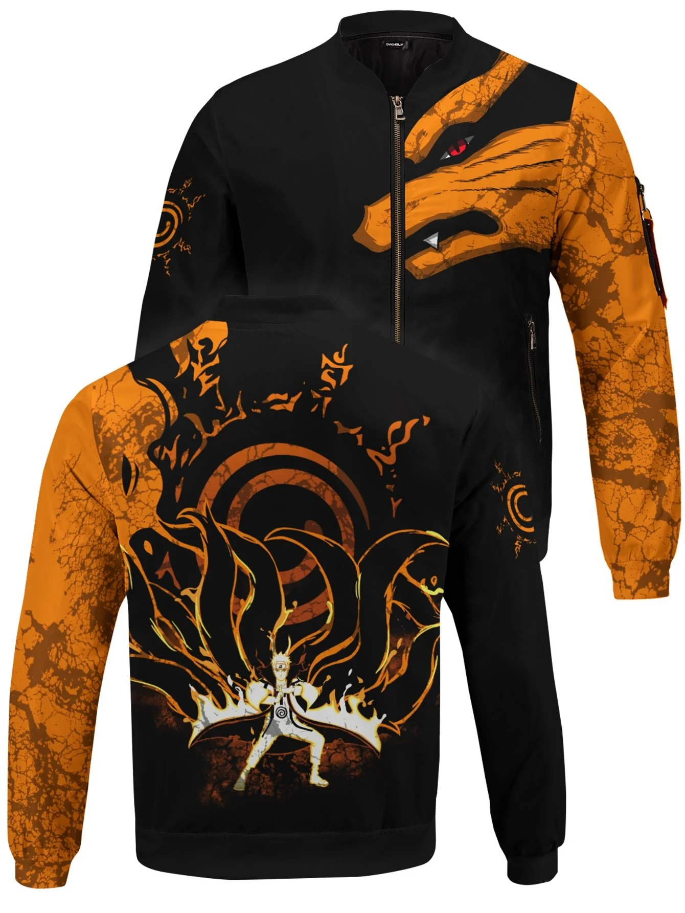 Nine Tails Mode Bomber Jacket - necksoother