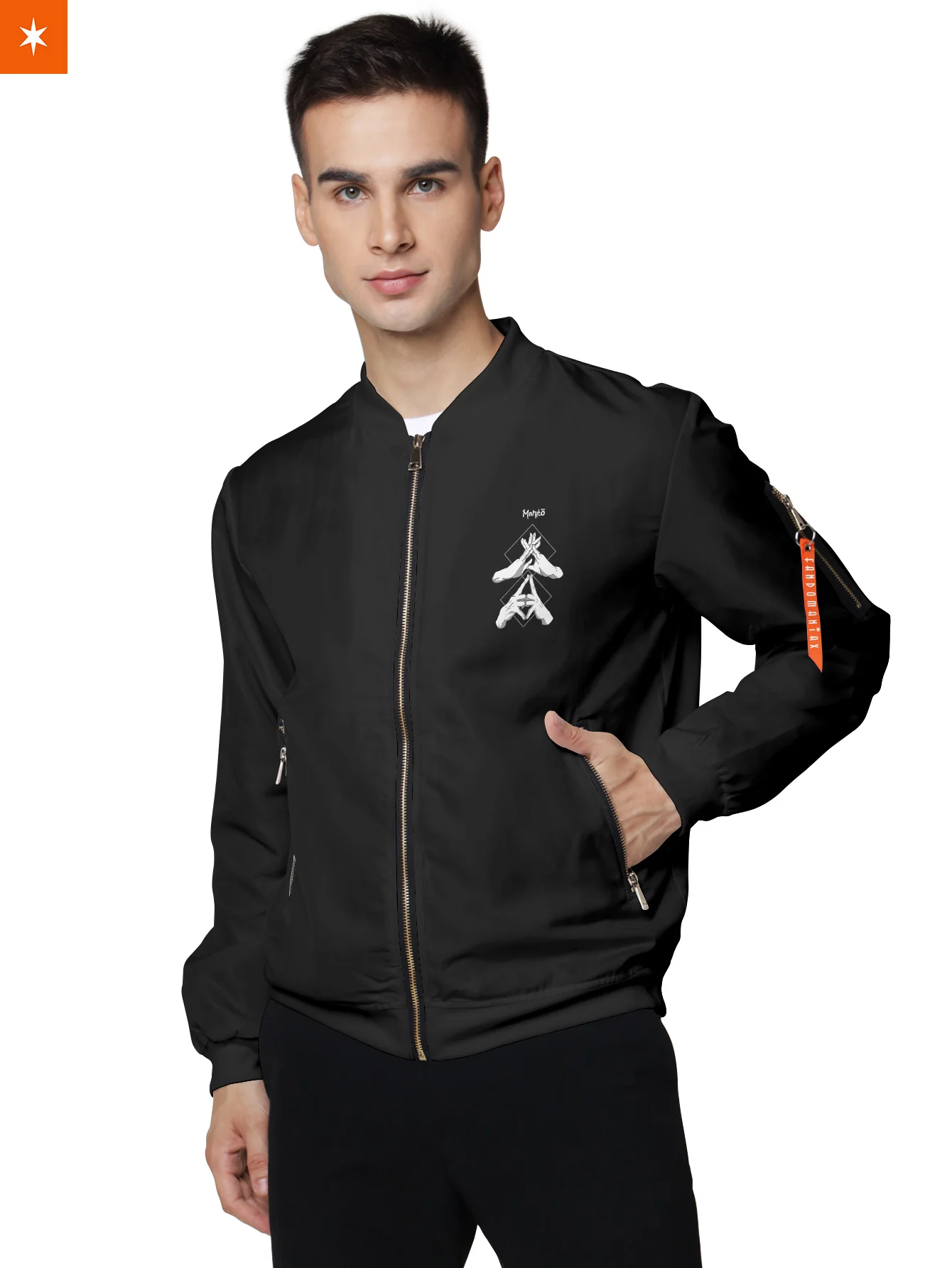 Mahito B&W Bomber Jacket - necksoother