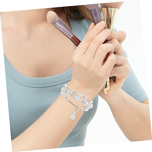 CHILDWEET Agates Watch Band Watchband for Charge 2 Agates Metal Watch Band Intelligent White Bracelet - necksoother