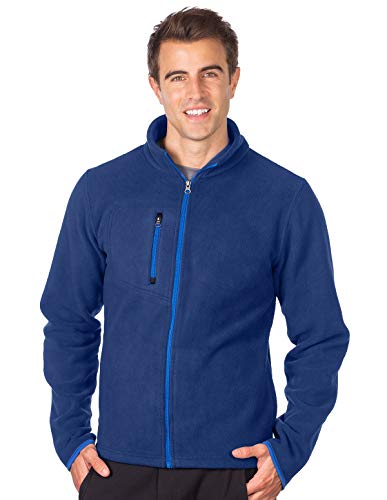 AFC Men's Heavyweight Micro Fleece Jacket Zip Up Coat 2x 3x 4x Only in 3 Colors - necksoother