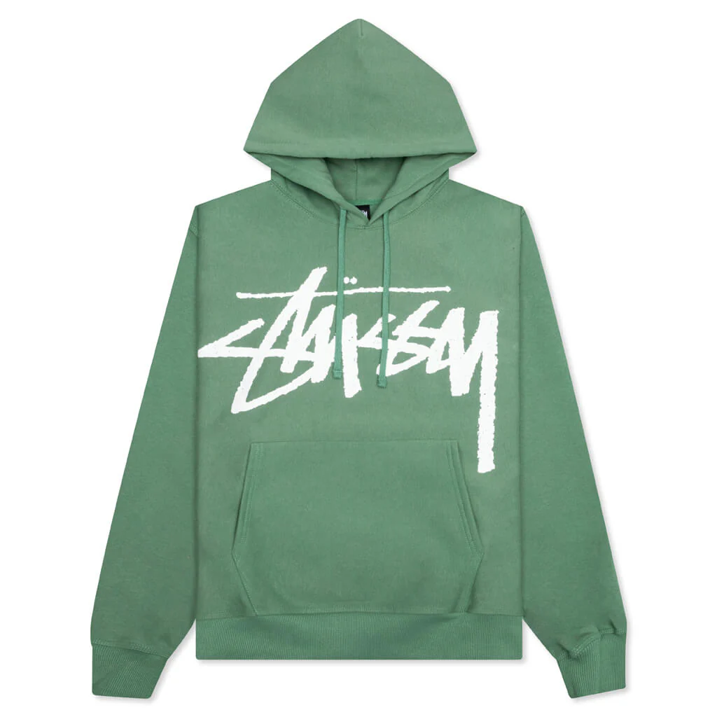 Big Stock Hoodie - Green - necksoother