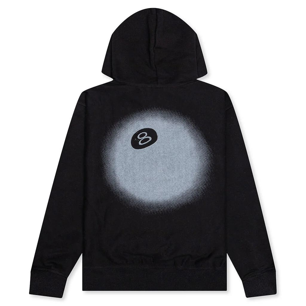 8 Ball Fade Hoodie - Black - necksoother