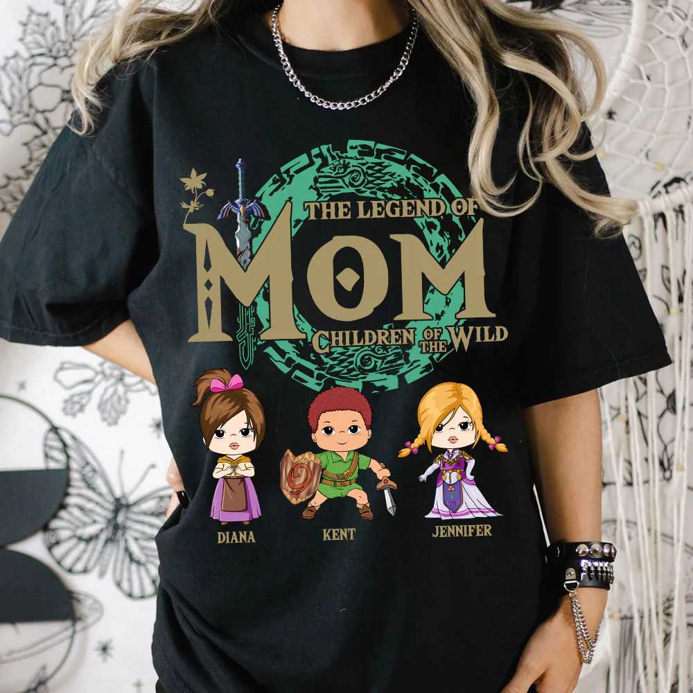 Personalized The Legend Of Mom Shirt - Children Of The Wild Shirt Gift For Mom - necksoother