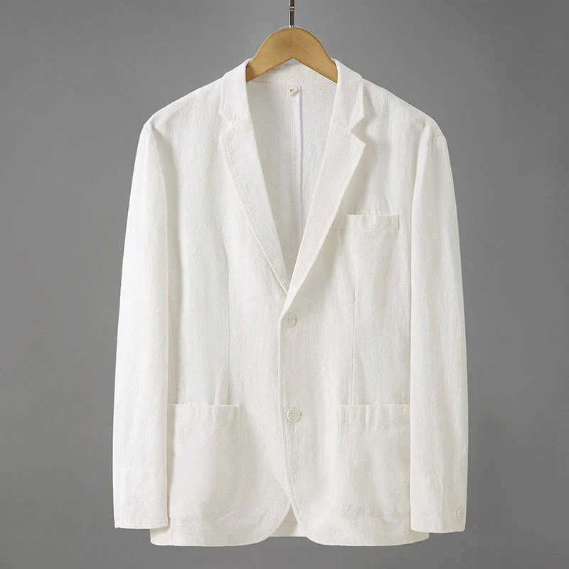 Executive Signature Linen Blazer - necksoother