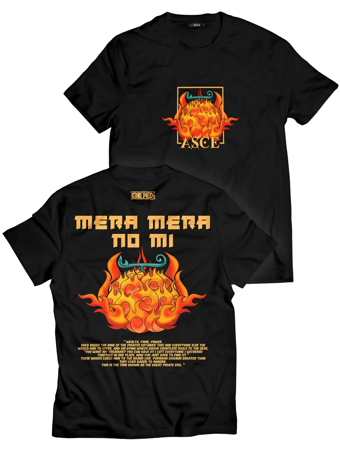 Mera no Mi Unisex T-Shirt - necksoother