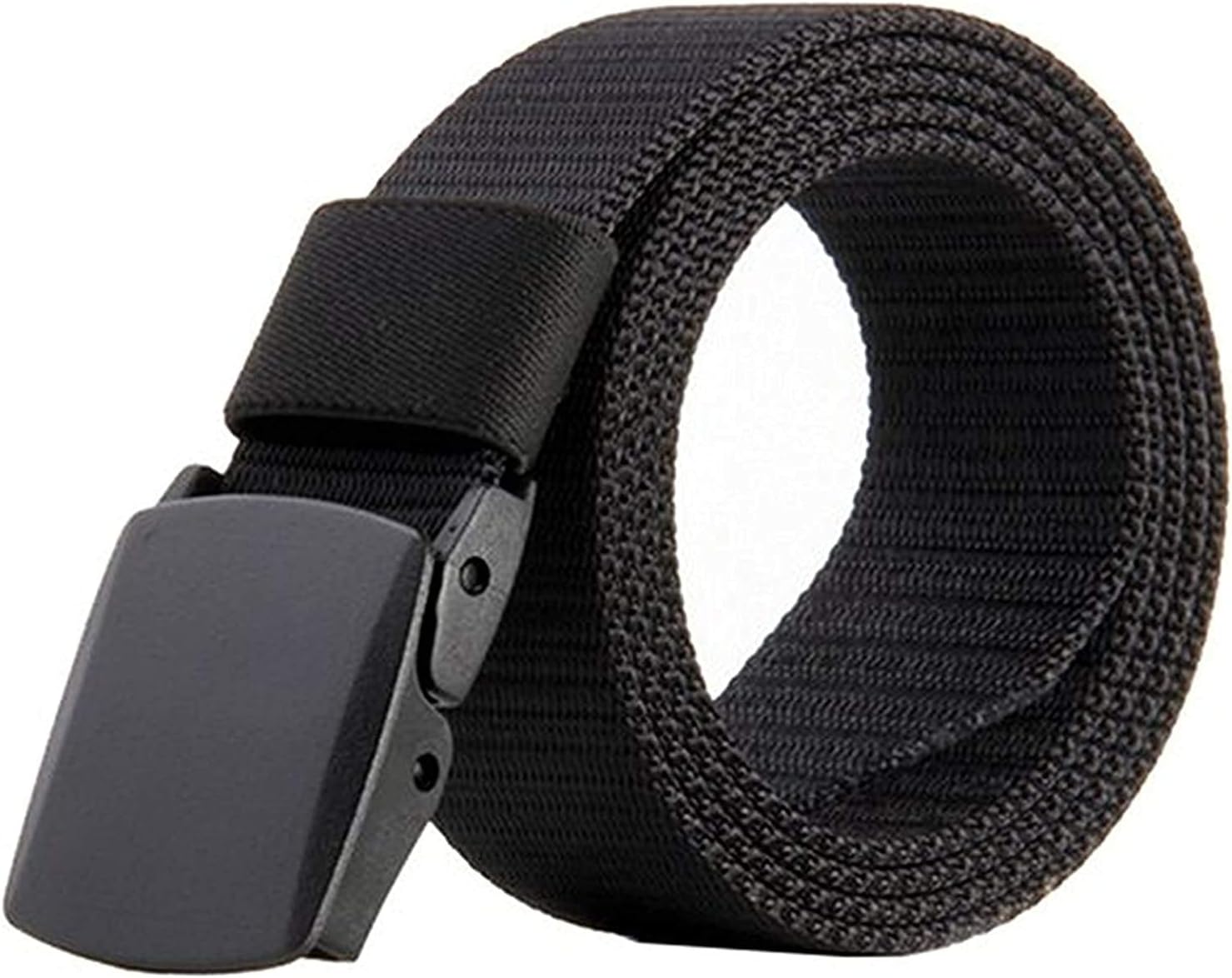 JASGOOD Nylon Canvas Breathable Military Tactical Men Waist Belt With Plastic Buckle - necksoother