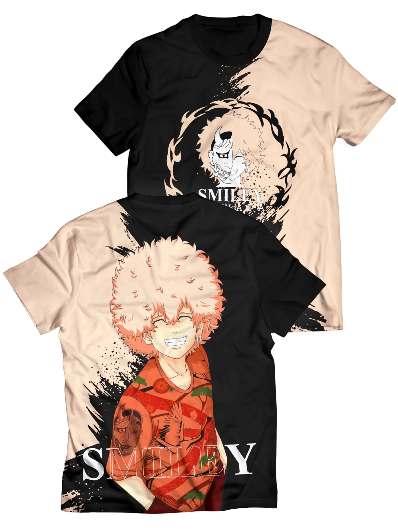 Smiley Kawata Unisex T-Shirt - necksoother