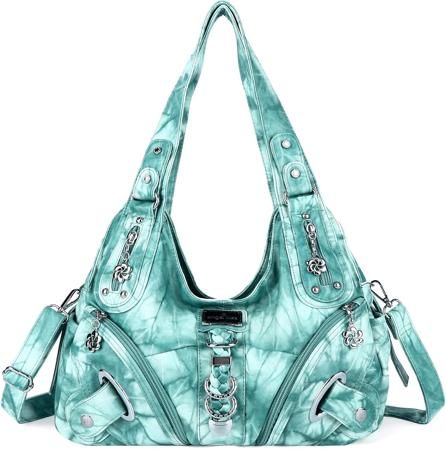 Angelkiss Hobo Purses and handbags for Women Satchel Handbag Women Purses Large Daily Shoulder Bags - necksoother