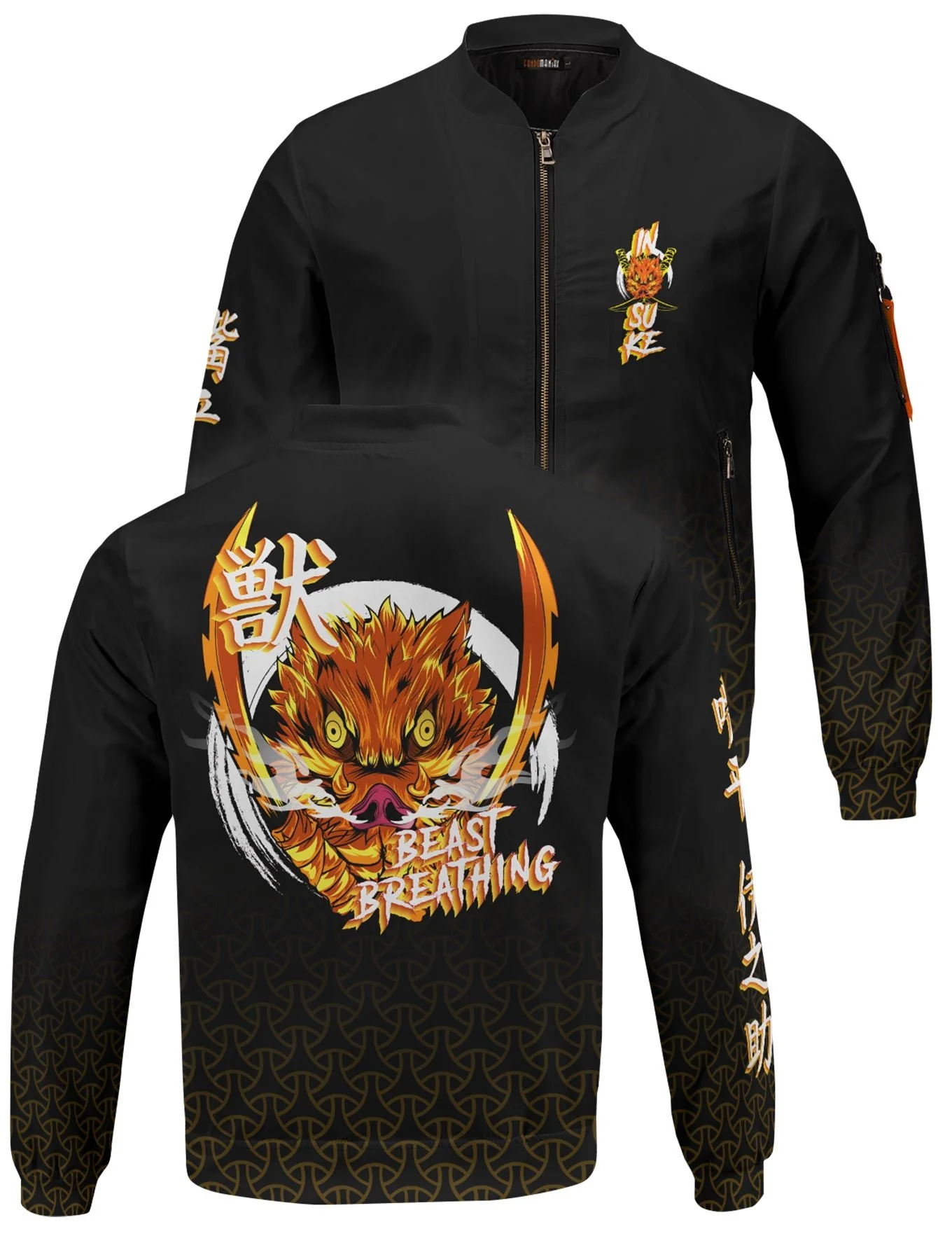 Inosuke Samurai Bomber Jacket - necksoother