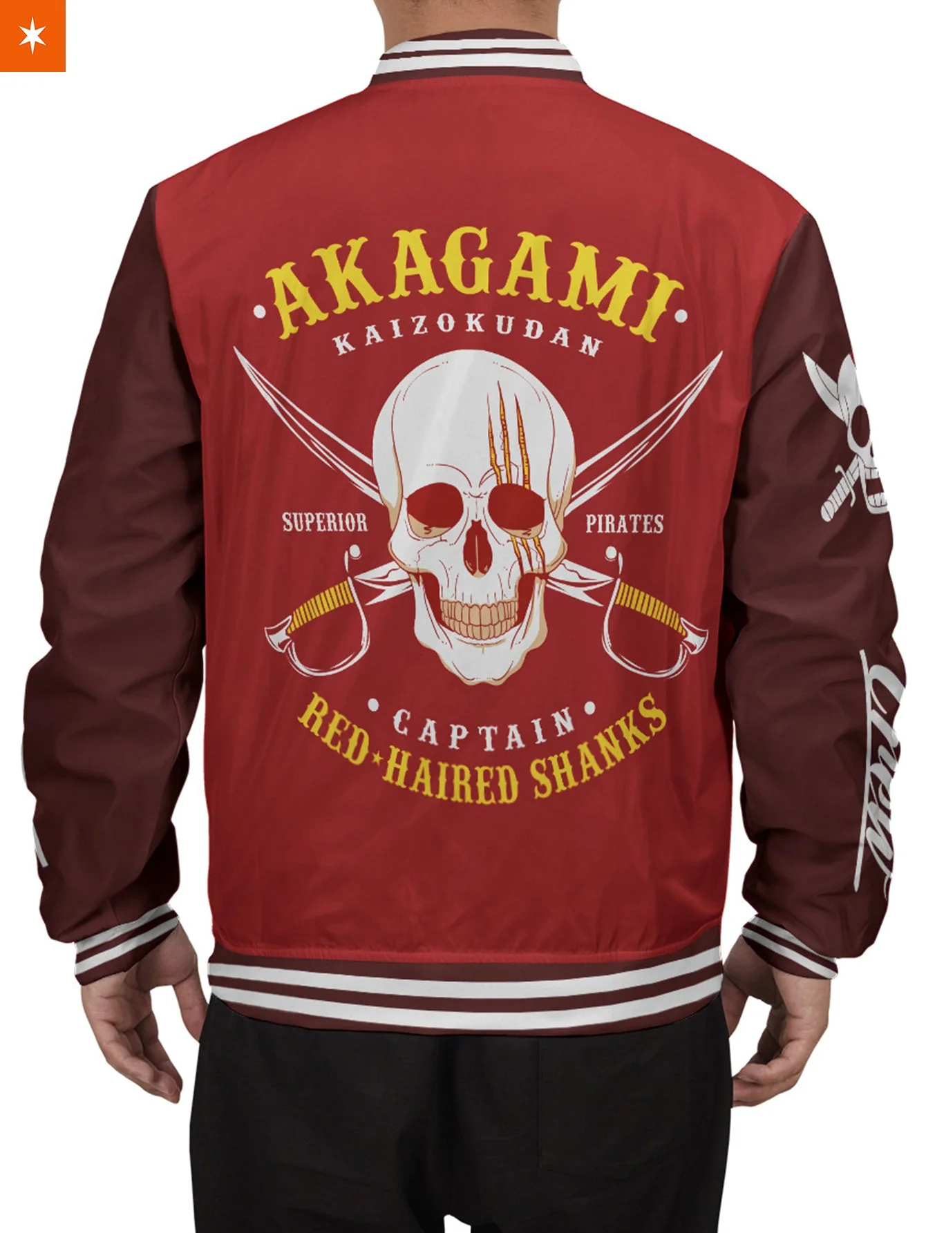 Red Hair Jersey Bomber Jacket - necksoother