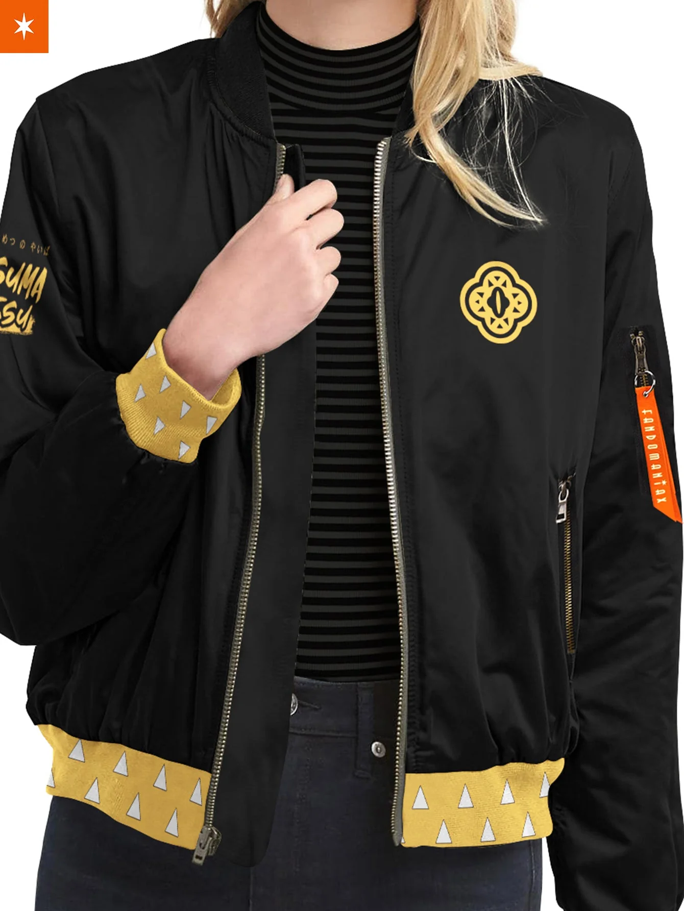 Zenitsu Style Bomber Jacket - necksoother