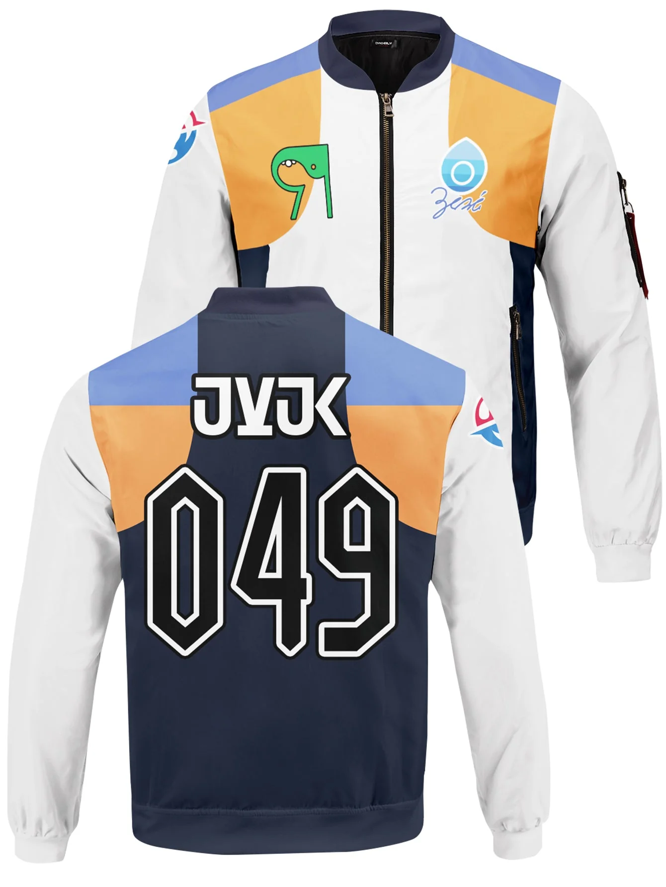 Poke Water Uniform Bomber Jacket - necksoother