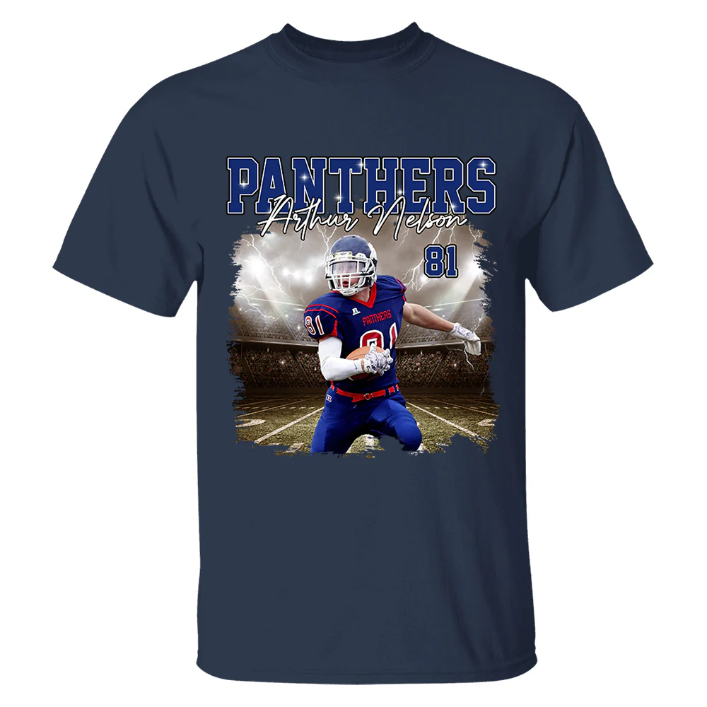 Game Day Football Personalized Shirt Custom Your Photo With Retro Style For Football Player - necksoother