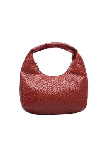 Floerns Women's Vintage Leather Tote Shoulder Handbag Top Handle Hobo Bag - necksoother