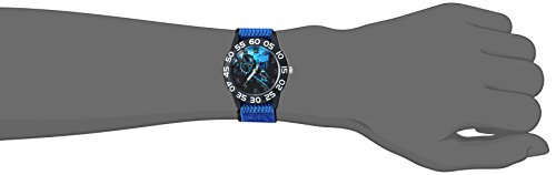 MARVEL Kids' WMA000229 Avengers Analog Display Analog Quartz Blue Watch - necksoother