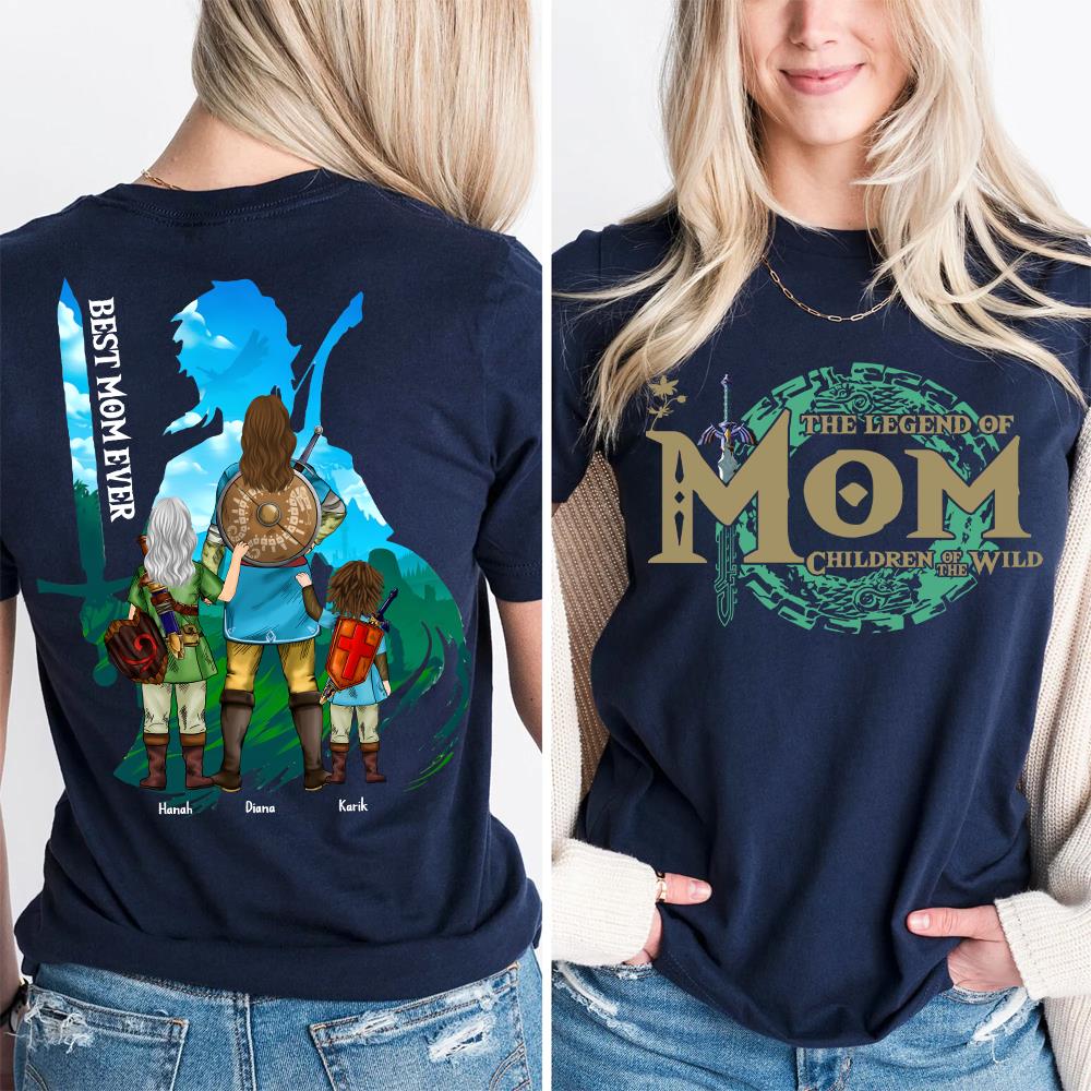 Personalized The Legend of Mom Children Of The Wild- Best Mom Ever Shirt - Mother's Day 2025 - necksoother