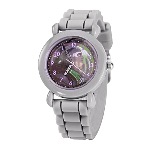 Disney Lightyear Kids' Plastic Time Teacher Analog Quartz Silicone Strap Watch - necksoother