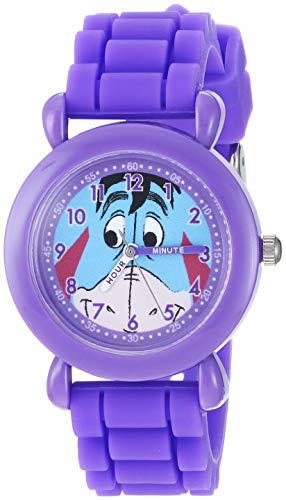 Disney Winnie The Pooh Kids' WDS000622 All About Me Analog Display Analog Quartz Purple Watch - necksoother