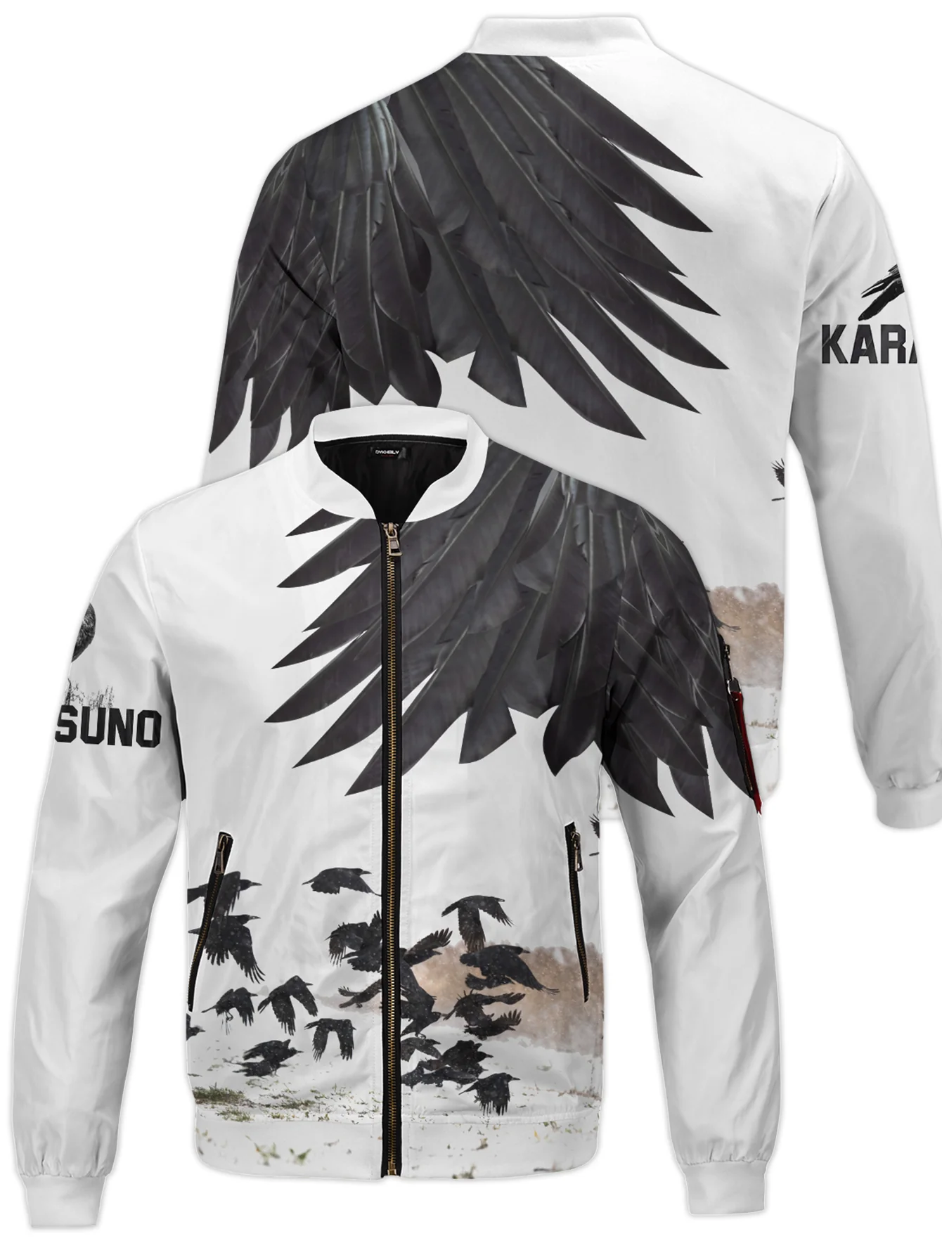 Karasuno Crows Bomber Jacket - necksoother