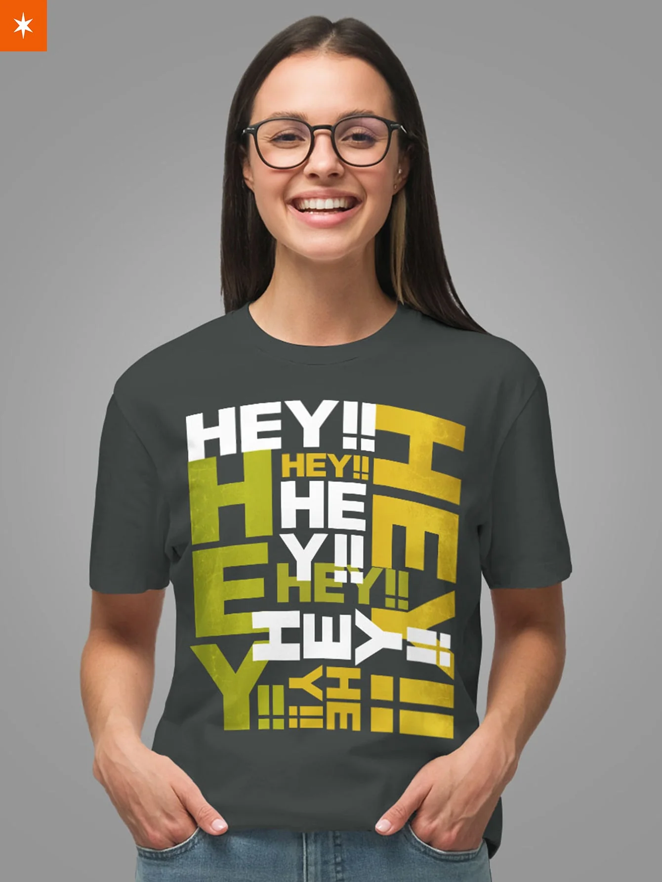 Hey hey hey Unisex T-Shirt - necksoother