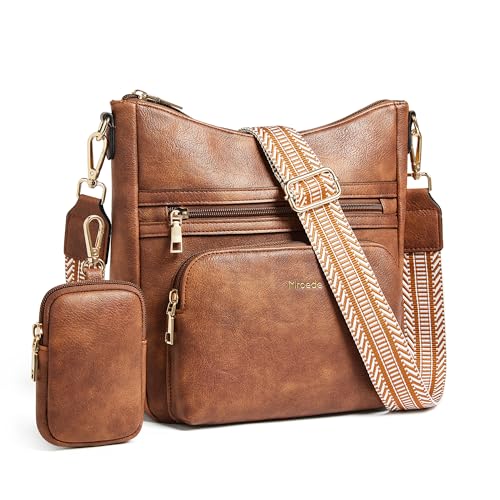 Crossbody Bags for Women Fashion Purses for Women Vegan Leather Hobo Bags Shoulder Handbags with Detachable Strap - necksoother