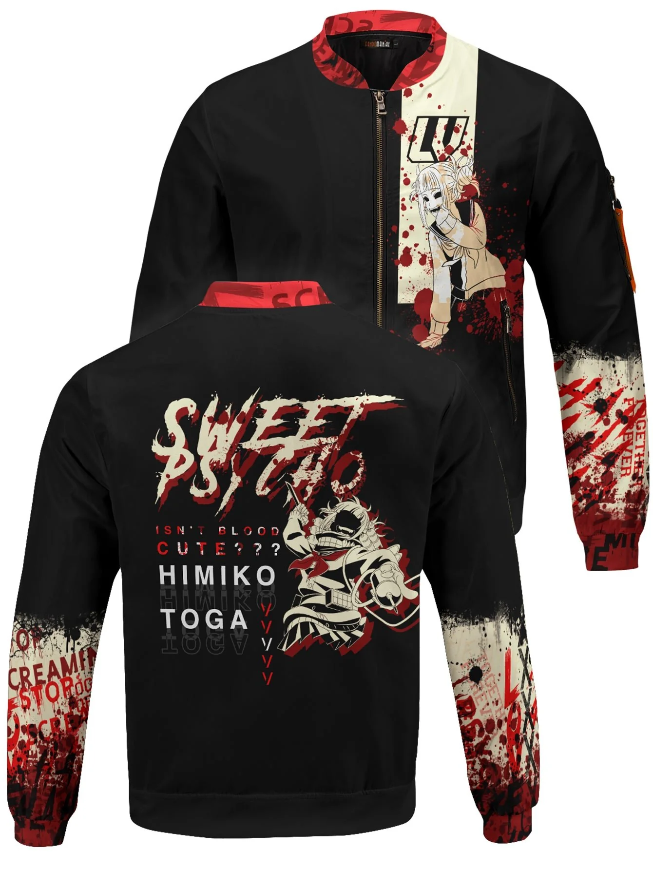 Yandere Toga Bomber Jacket - necksoother
