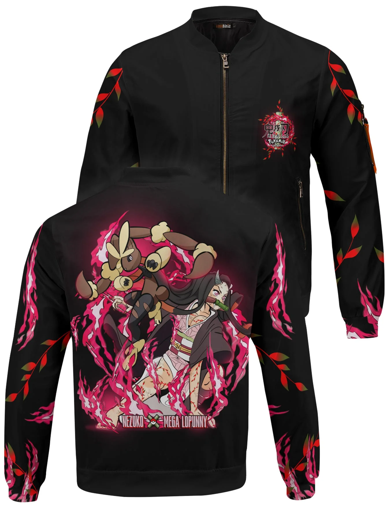 Nezuko Collab Bomber Jacket - necksoother
