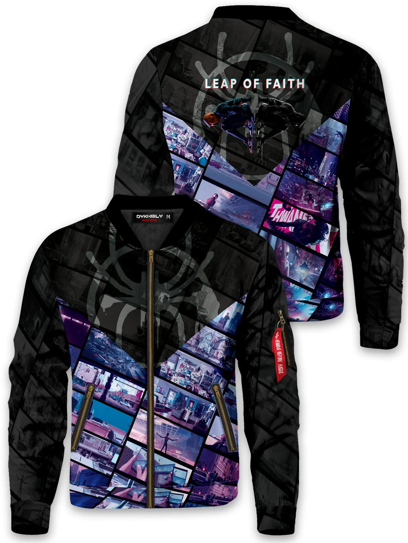 Leap Of Faith Bomber Jacket - necksoother