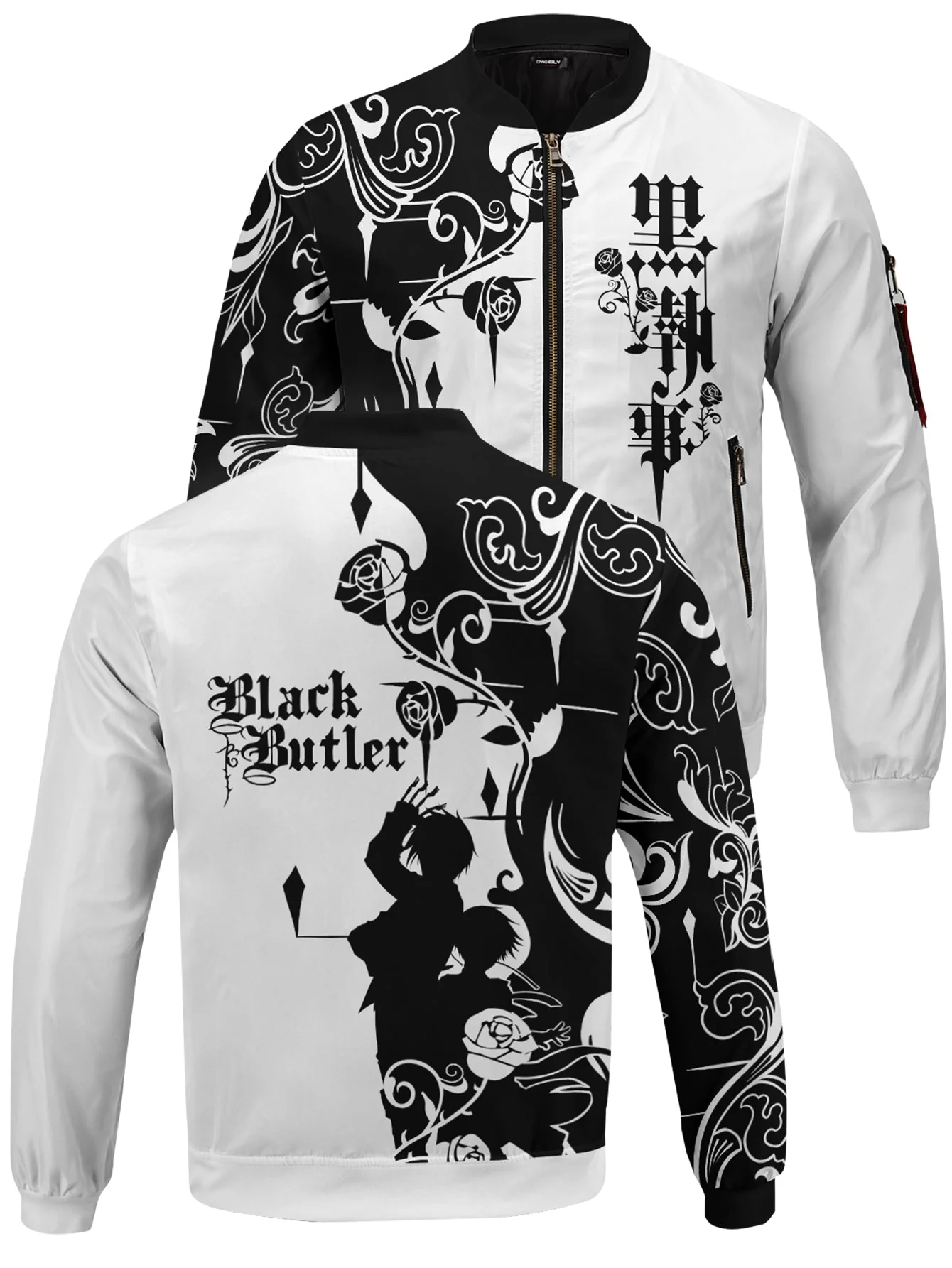 Black Butler Bomber Jacket - necksoother