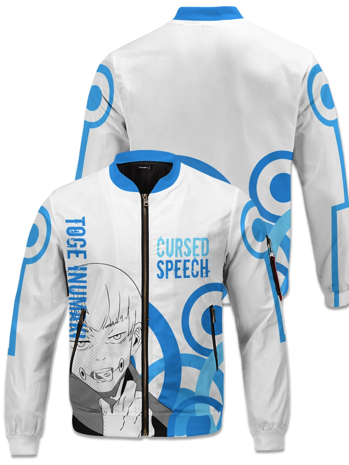Toge Cursed Speech Bomber Jacket - necksoother