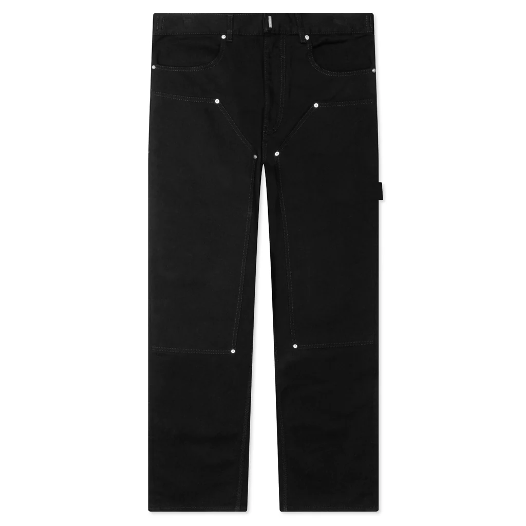 Carpenter Pants - Black - necksoother