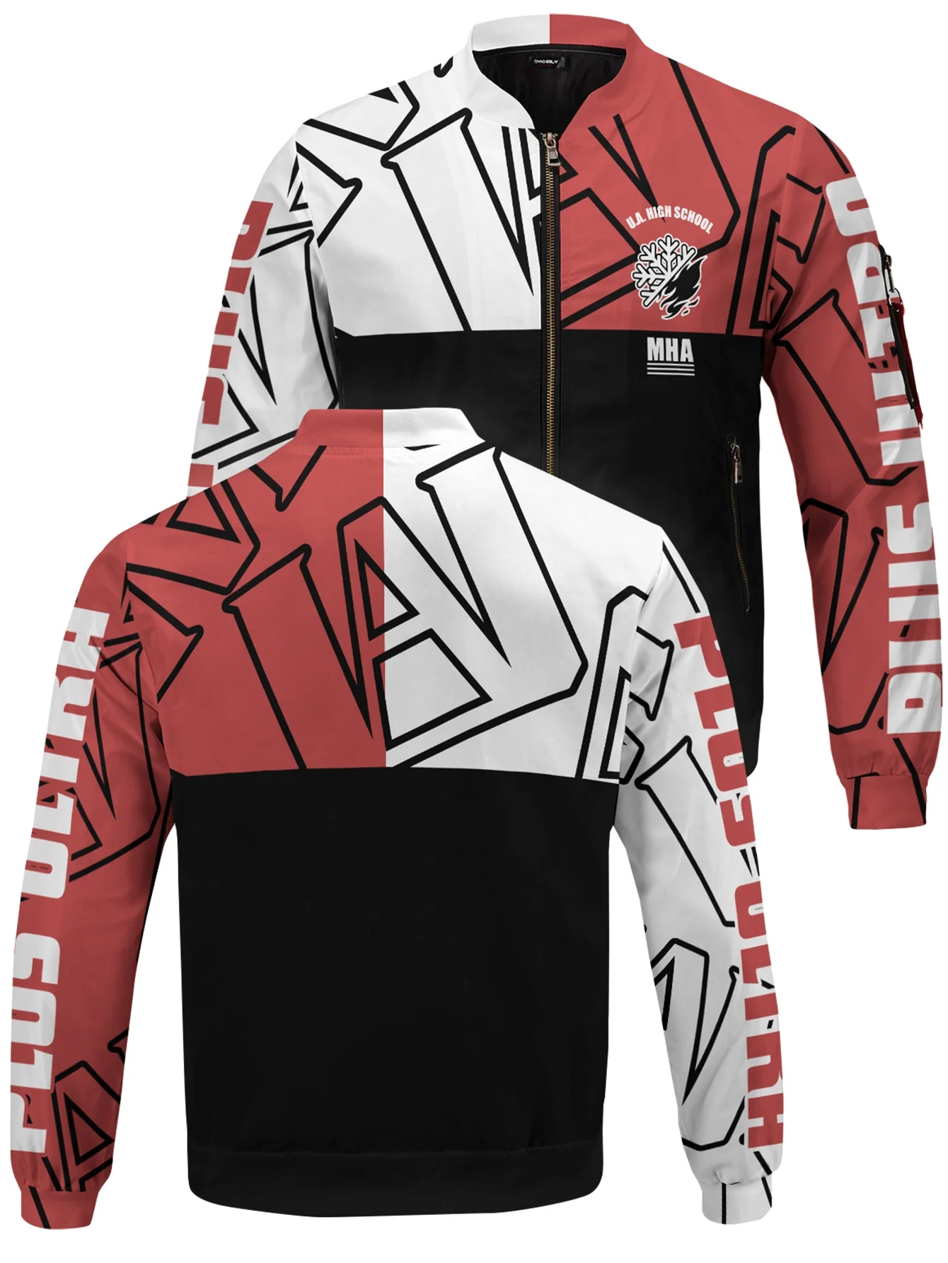 MHA Todoroki Bomber Jacket - necksoother
