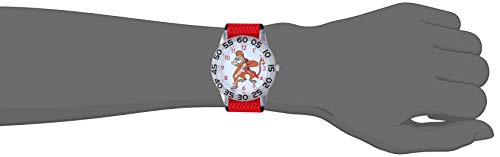 Disney Aladdin Kids' WDS000654 Aladdin Analog Display Analog Quartz Red Watch - necksoother