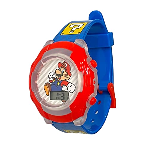 Accutime Super Mario Light-Up Digital Watch: Time for Adventures! (Ages 3+) - necksoother