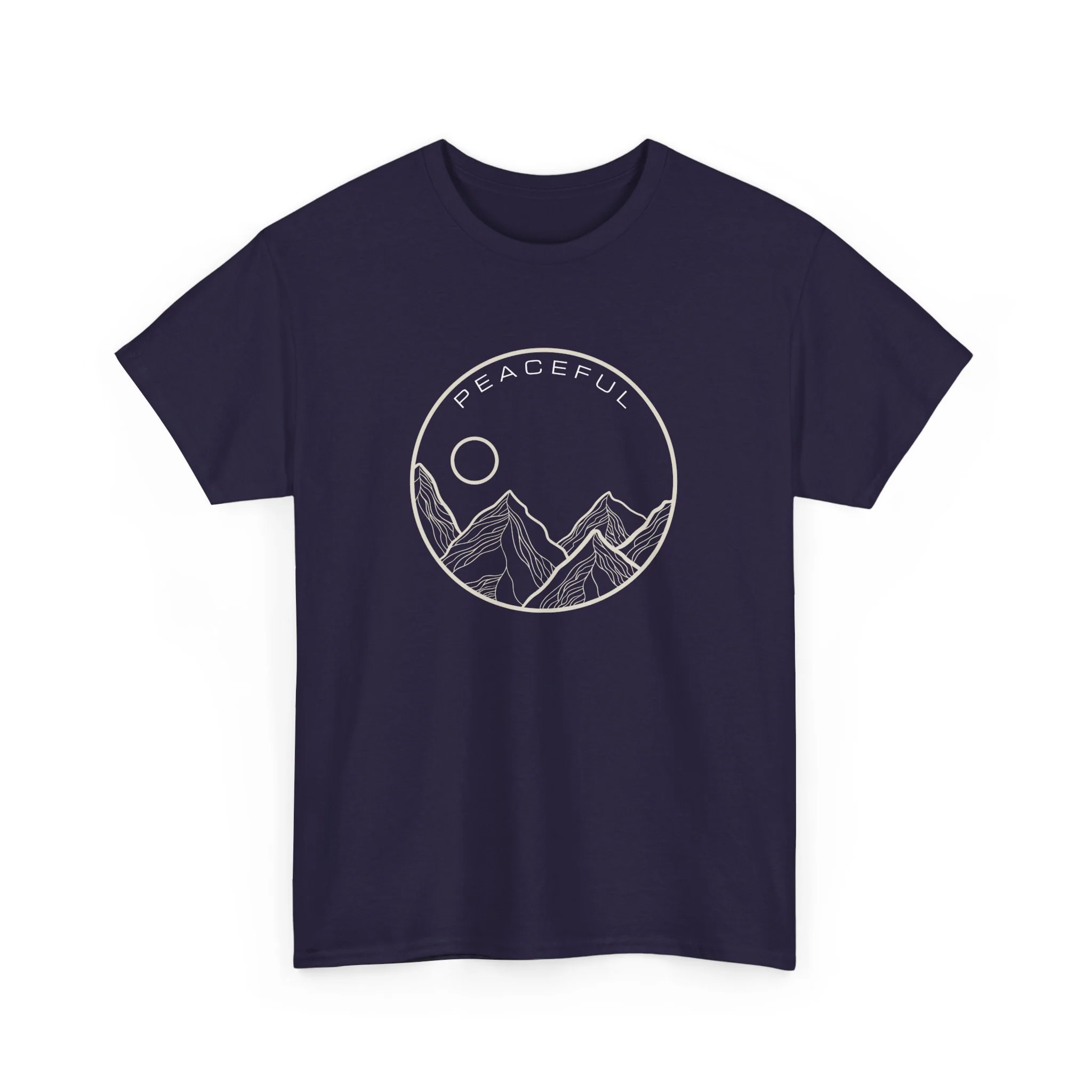 Peaceful Heavy Cotton Tee - necksoother