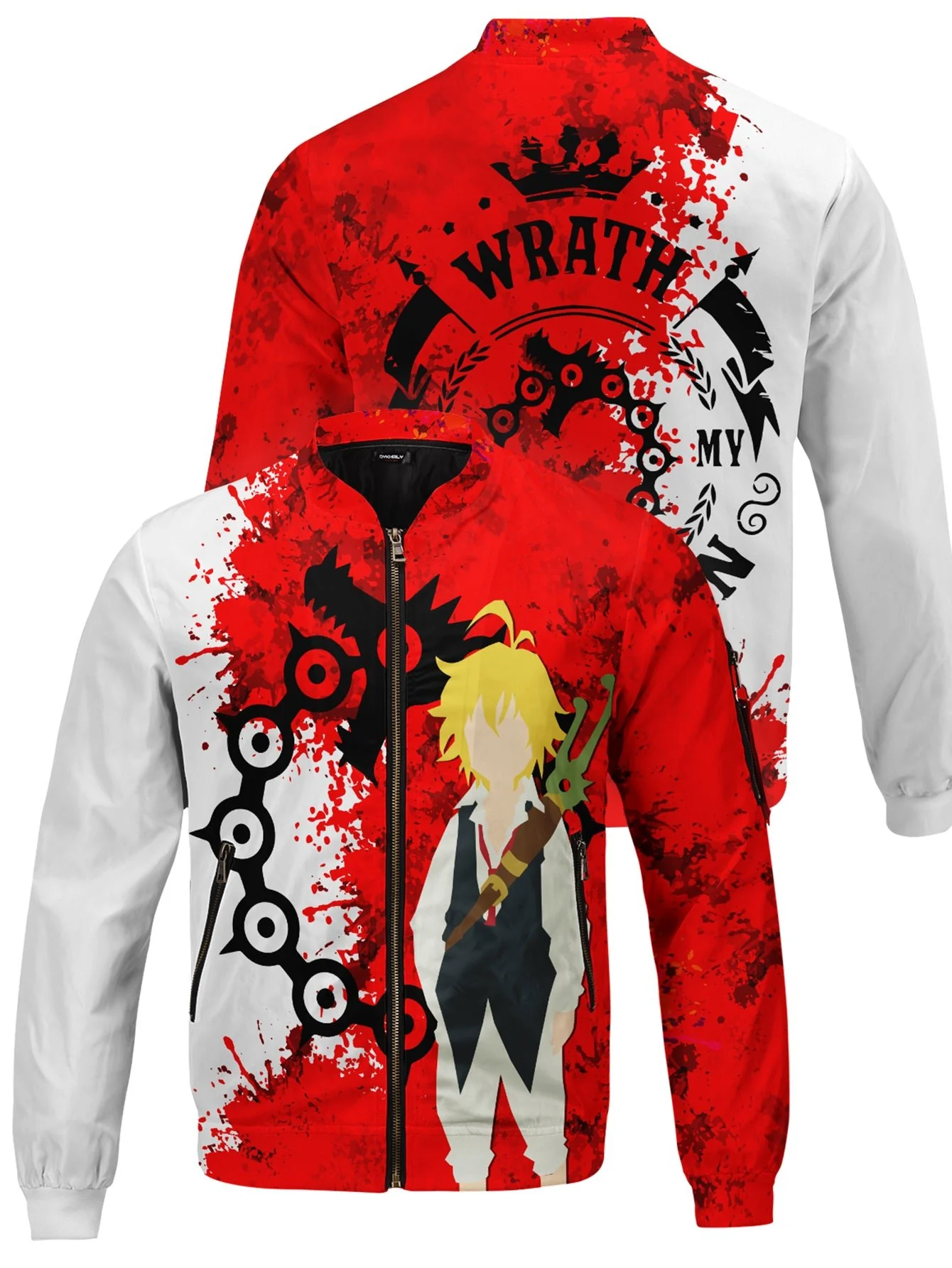 Sin of Wrath Bomber Jacket - necksoother
