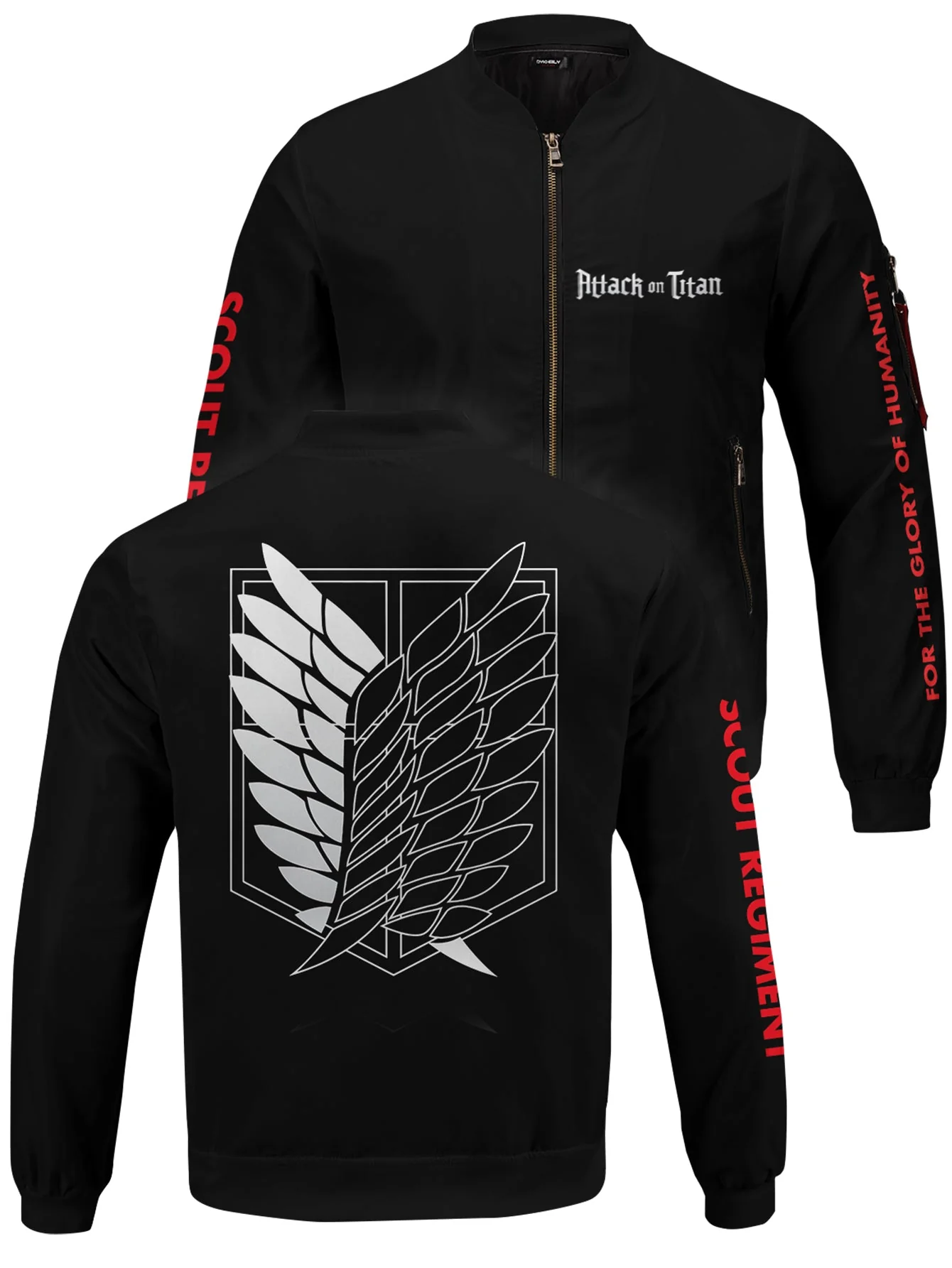 Shingeki No Kyojin Bomber Jacket - necksoother