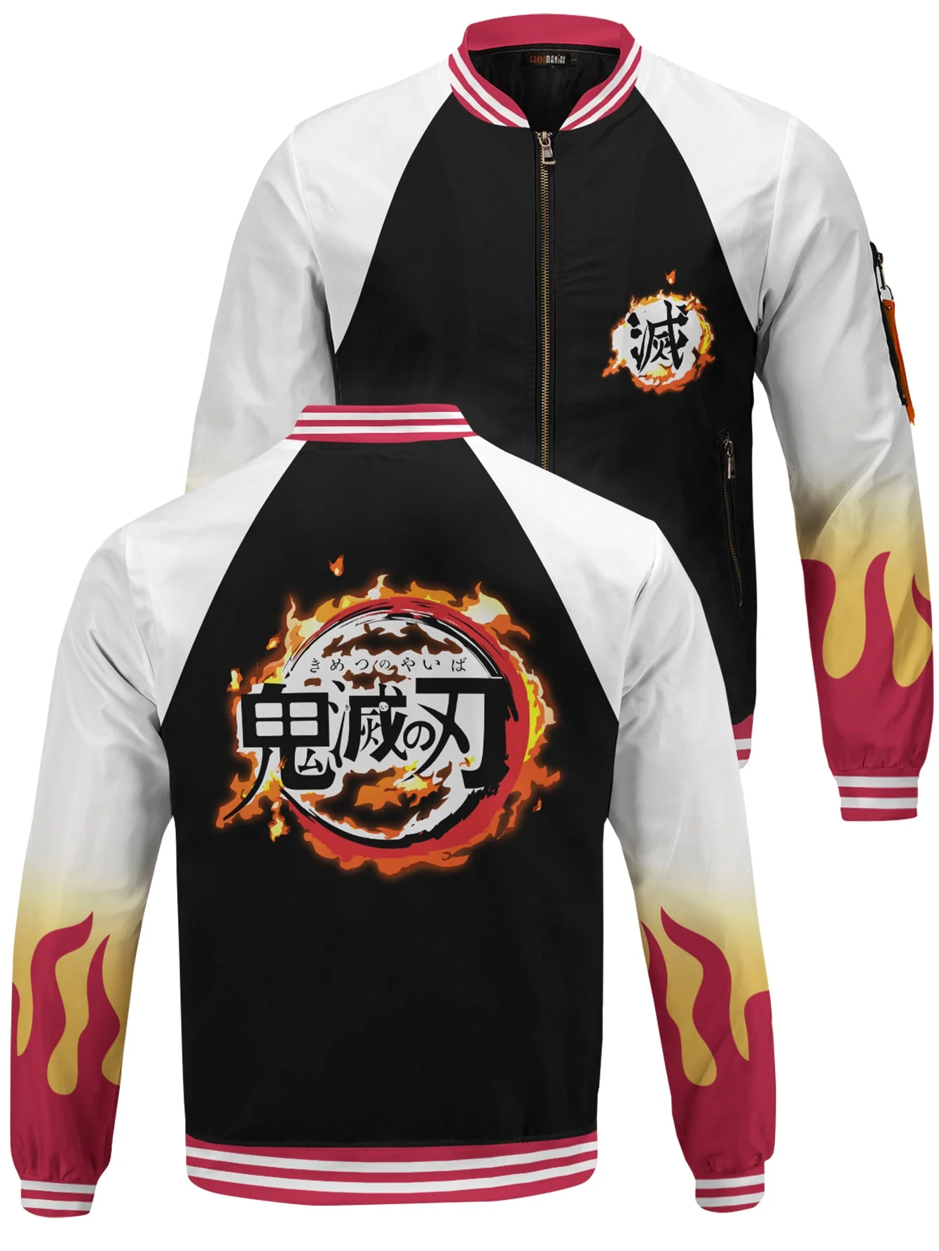 Rengoku Jersey Bomber Jacket - necksoother