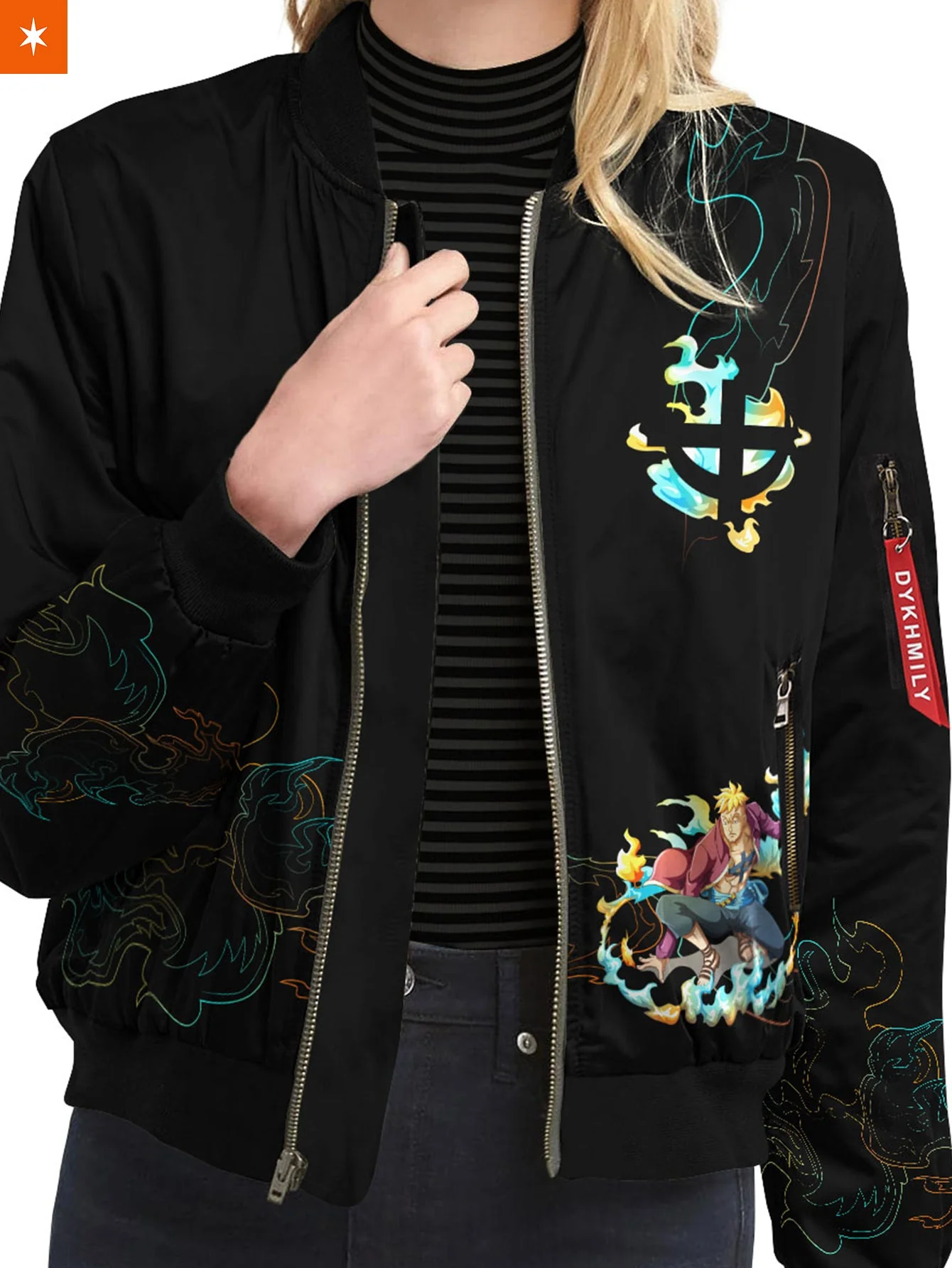 Phoenix Spirit Bomber Jacket - necksoother
