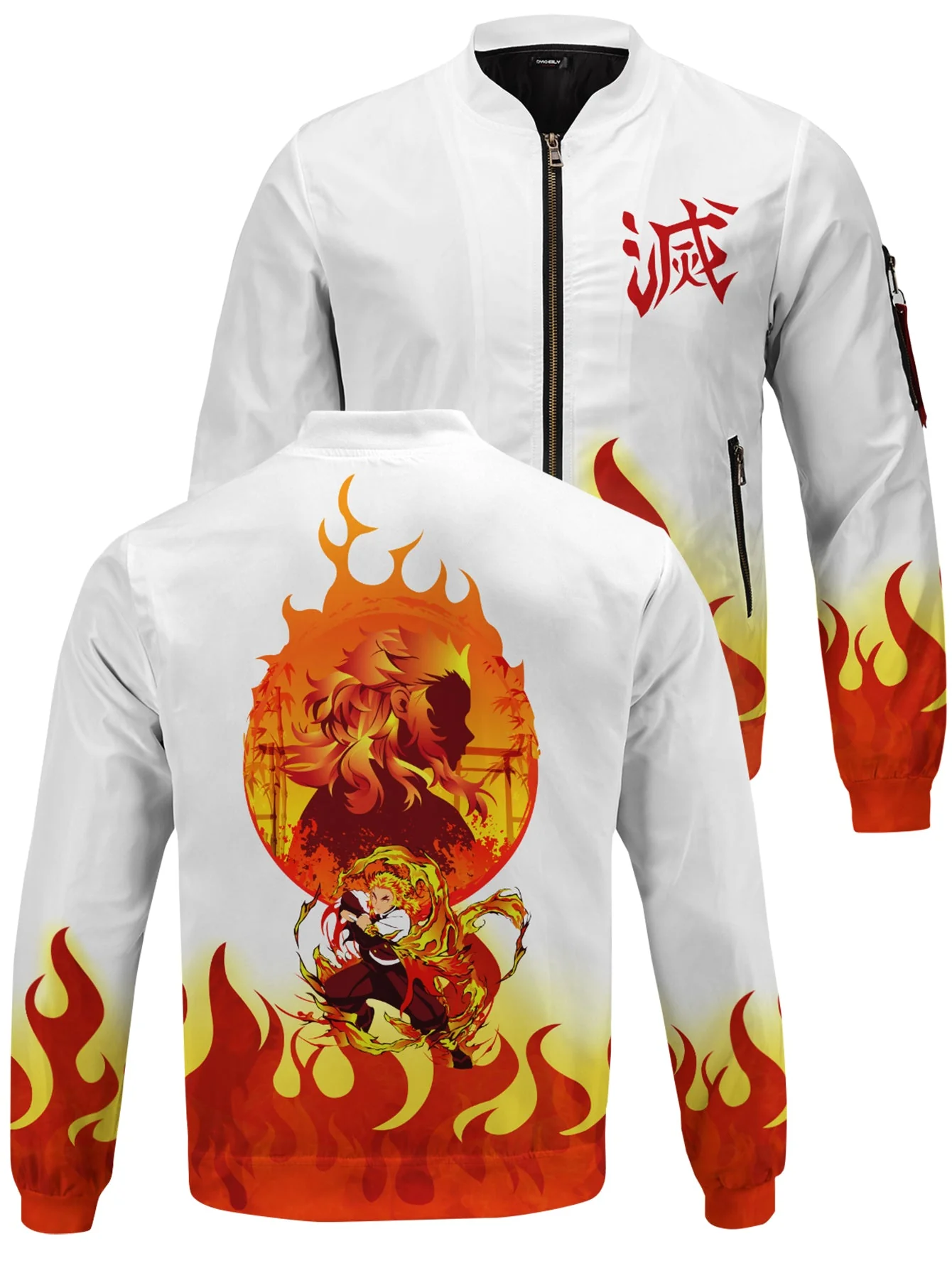 Rengoku Spirit Bomber Jacket - necksoother