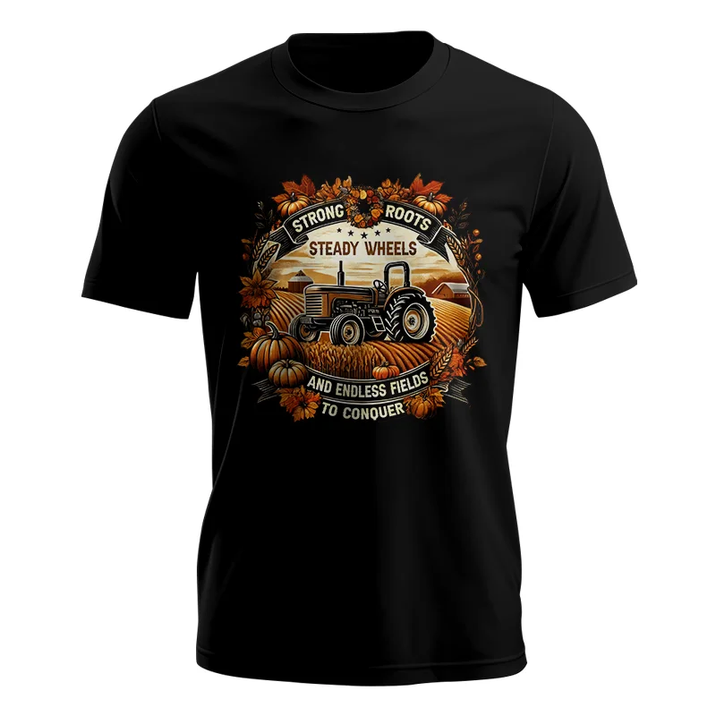 Thanksgiving Farmer Endless Fields To Conquer 1 - Unisex Jersey Short Sleeve Tee - necksoother