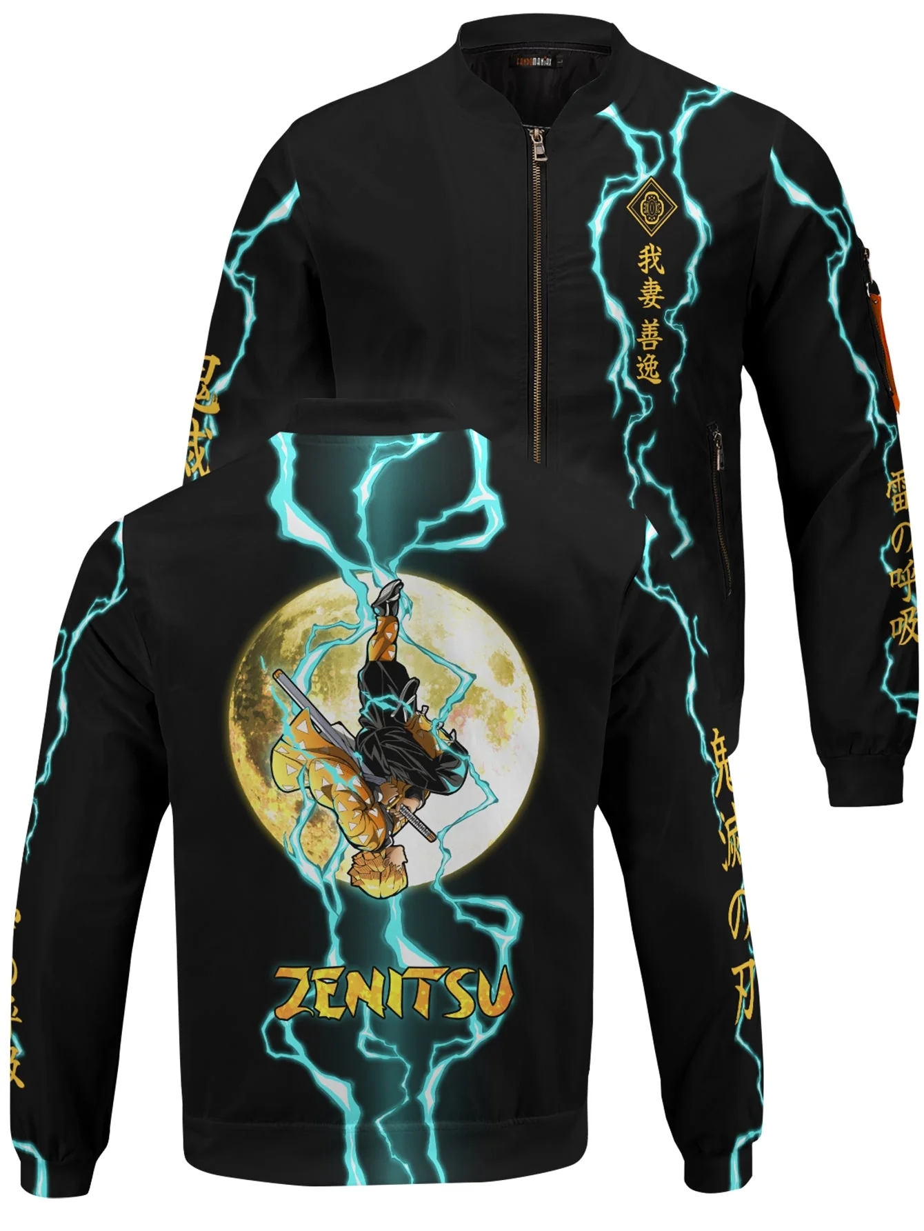 Zenitsu Moonfall Bomber Jacket - necksoother