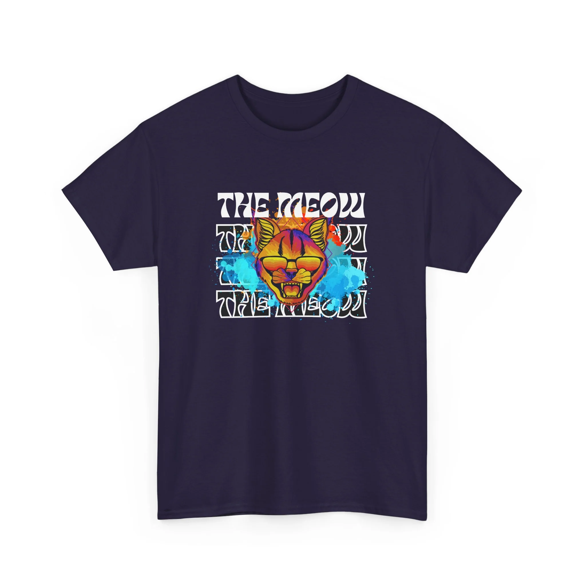The Meow Heavy Cotton Tee - necksoother